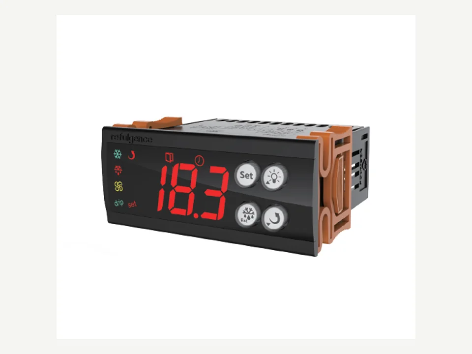 Fotografía real de ECS-2280NEO Controlador de temperatura, integrado con ThinkLink EdgeBus