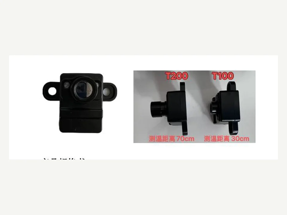 Fotografía real de T100 Sensor de temperatura industrial, integrado con ThinkLink EdgeBus