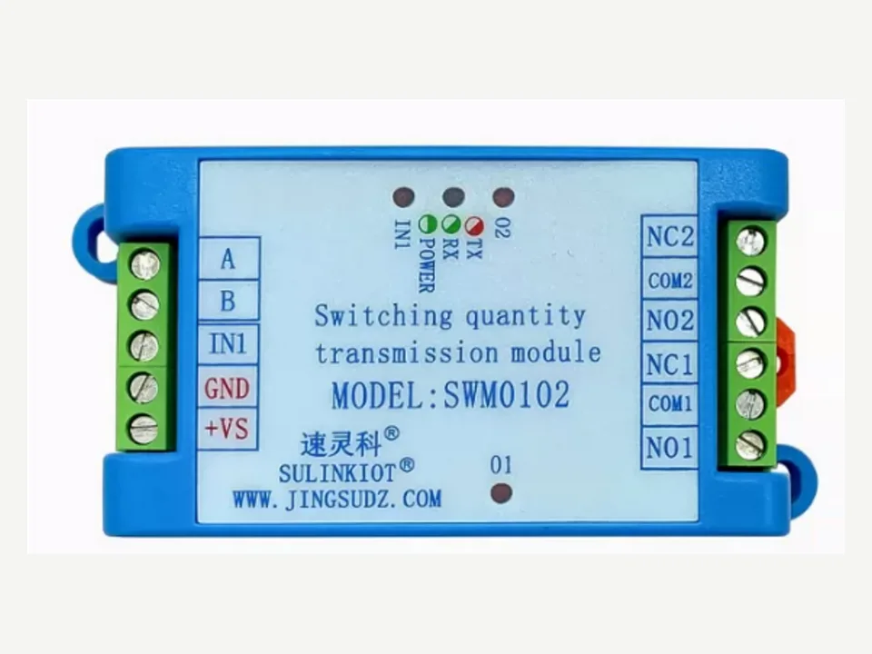 Fotografía real de SWMx Controlador DIDO, integrado con ThinkLink EdgeBus