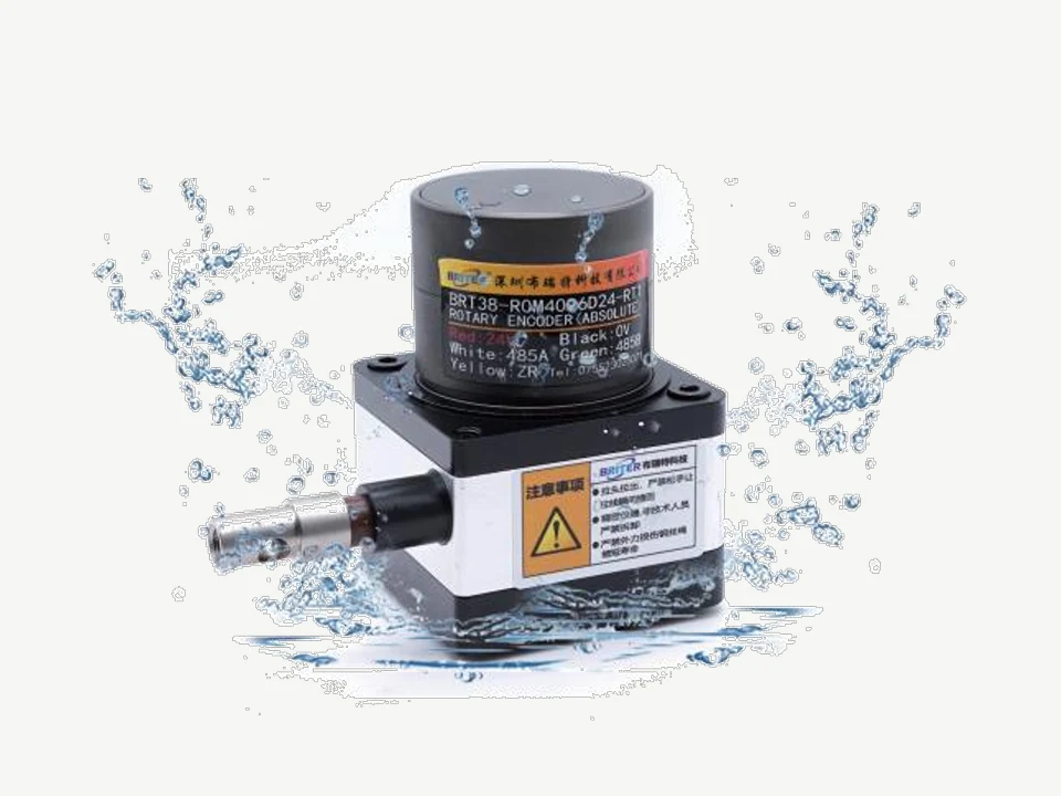 BRT38 Pull-rope displacement sensor, real hardware integrated with ThinkLink EdgeBus